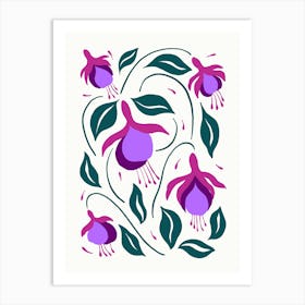 Fuchsia Flower Art Print