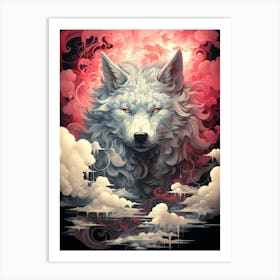 White Wolf 1 Art Print