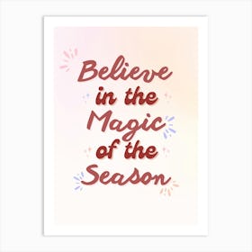 Believe In The Magic Of The Season Affiche