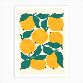 Lemons 2 Art Print