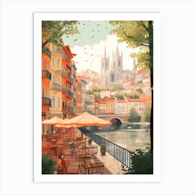 Bilbao Spain 2 Illustration Art Print