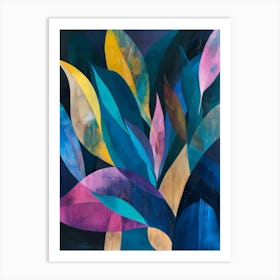 Abstract Leaves 33 Art Print