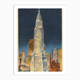 Chrysler Building Art Print