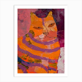 Orange Cat Art Print