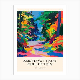 Abstract Park Collection Poster Stanley Park Vancouver Canada 3 Art Print