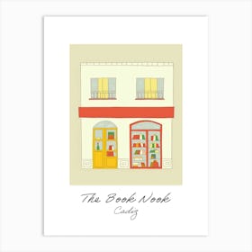 Cadiz The Book Nook Pastel Colours 1 Poster Art Print