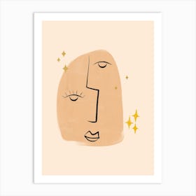 Face Of Love Art Print