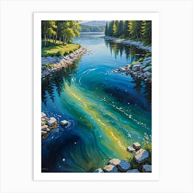 River Of Light 1 Art Print