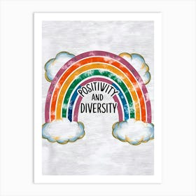 Rainbows And Diversity Art Print