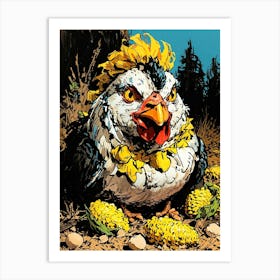 Hen Of The Woods 1 Art Print