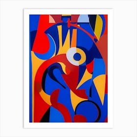 I See You Geometric Abstract Art Print