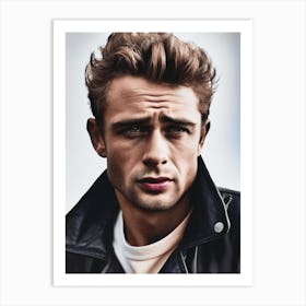 Color Photograph Of James Dean Art Print