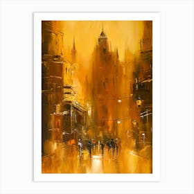 City At Night Art Print