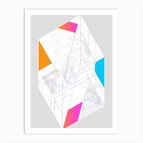 Geometric Cube Art Print