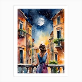 Bari Nights Art Print