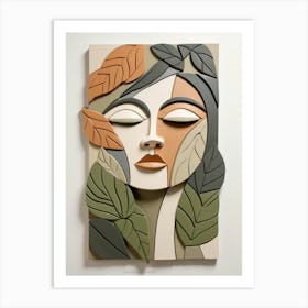 Woman'S Face 3 Art Print