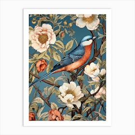 Bird On A Branch 54 Art Print