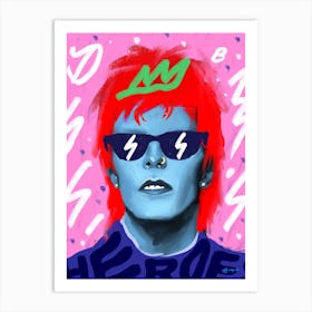 David Bowie Heroes Art Print