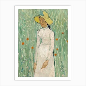 Van Gogh - Girl In White Art Print