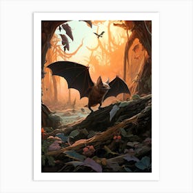 Lesser Horseshoe Bat 4 Art Print