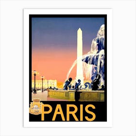 Paris, Fountainebleau Art Print