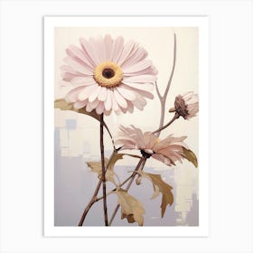 Floral Illustration Daisy 3 Art Print