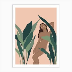 Jungle Girl 4 Art Print