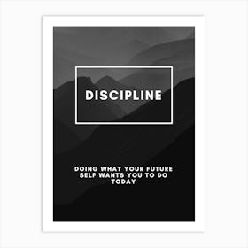 Discipline Art Print