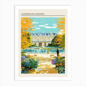 Luxembourg Gardens Paris Art Print