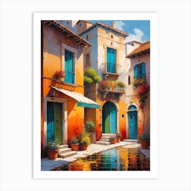 Italian Alley 1 Art Print