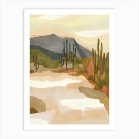 Cactus Desert Poster