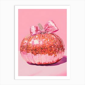 Sequin Pumpkin Art Print