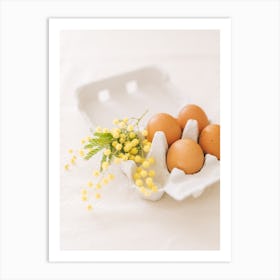 Eggs And Mimosas Art Print