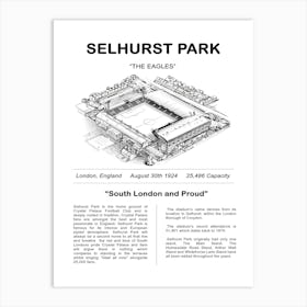 Selhurst Park Stadium Art Print