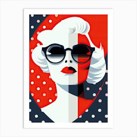 Vibrant USA Pop Art Icons Art Print