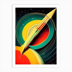 Astrophysics 2 Vintage Sketch Space Art Print