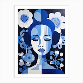 Blue Flower 2 Art Print