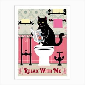 Relax With Me 1 Art Print