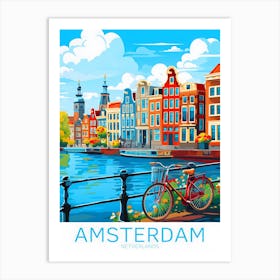 Amsterdam Travel City Netherlands Art Print