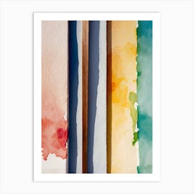 Watercolors On Paper Art Print