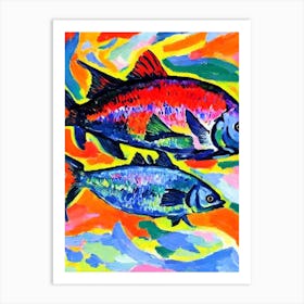 Black Sea Bass II Matisse Inspired Art Print