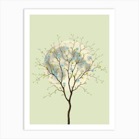 Moon Tree 2 Art Print