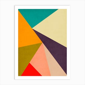 Contemporary modern geometry 25 Art Print