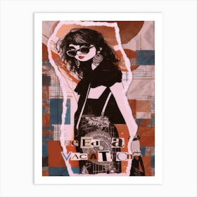 Need A Vacation Girl 1 Art Print