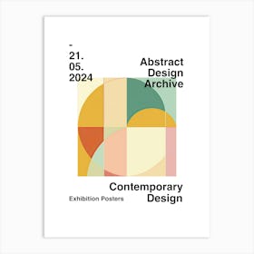 Abstract Design Archive Poster 45 Art Print