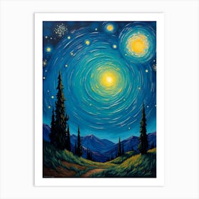 Starry Night 228 Art Print