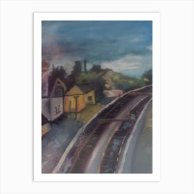 Dorset Train Station Art Print