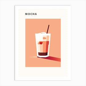 Mocha Coffee Art Print