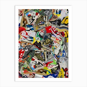 Nike Collage Art Print