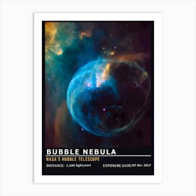 Bubble Nebula 1 Art Print